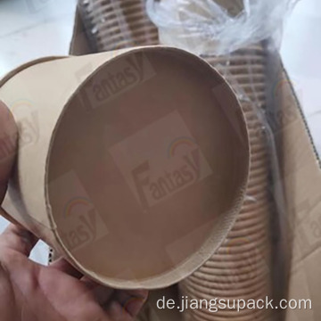 Spaghetti Kraft Paper Bowl Fast -Food -Papierschale